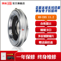 Leica 11 2 MINOLTA MD MC to Canon EOS Electronic Smart Adapter RING