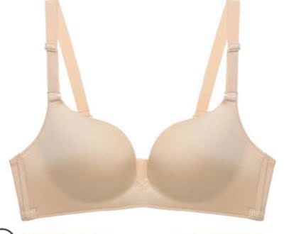 这个颜色很清新 罩杯的大小很标准的不会压胸 料子也是比较柔软 聚拢效果没有话说 设计挺完美的，不闷热、无束缚感。文胸效果很好，穿在身上很舒服的，这款内衣面料很柔软，穿上不勒，也不磨肉，这点很满意，也没有跑杯的现象。内衣性价比很高。肩带可以调节的，也是可以拆卸的。穿上有型，不会软踏踏的。松紧度也刚好。没有松松垮垮的。不错的一款。喜欢的朋友可以购买哦