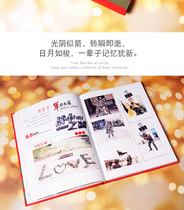12 Inch Lock Line Fine Dress Graduation Commemorative Album Custom Classmates Record Collection Album Making Photo Book Movie Set Print