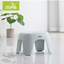 Feida Sanhe bathroom non-slip bath stool Plastic thickened childrens stool shoe stool Japanese simple plain small stool