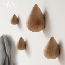 Big craftsmanship Nordic Wall home decorations coffee milk tea clothing store Guest restaurant wall solid wood water drop Wall Wall Wall