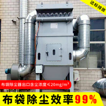Pulse bag dust collector Central dust removal stand-alone warehouse top cyclone boiler woodworking industry dust collection environmental protection equipment