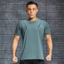 Sports t-shirts men's quick-drying shirt running fitness clothes short-sleeved summer thin loose and breathable men half-sleeve