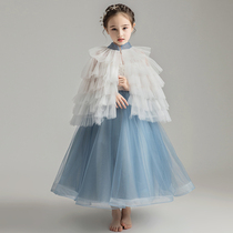 Childrens dress princess dress girls puffy yarn piano performance dress flower child wedding dress 2021 new girl evening dress