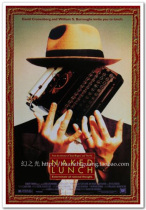 nude lunch David Cronenberg movie poster art film decorative painting