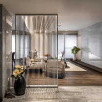 Modern minimalist entrance screen partition Xuanguan Decorative Living Room Office Dining Room Extremely Simple Entrance Grill customization