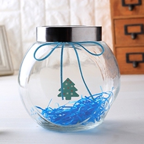 Brief Flower Drum Large Capacity Star bottle Hsu May Bottle Drift Bottle 1314diy Stars Paper Glass Bottle Birthday Present