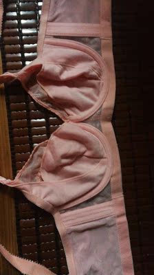 文胸确实是很薄很透气，内面是两层纯棉布，外面一层蕾丝布，版型还算好看，就是外层蕾丝容易会勾丝很一般，后背也算是比较好看，总体就是蕾丝面料不咋地好，其他还行