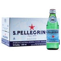 San Pellegrino sparkling water Italian soda water Inflatable mineral water 250ml*24 bottles full carton sugar-free alkaline water