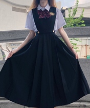 Student dress spot suit class dress milk vest skirt detachable JK uniform genuine autumn and winter milk dress