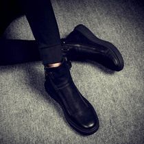 2021 Mens boots boots Martin boots mens high-top leather boots snow cotton shoes winter boots velvet warm mens models