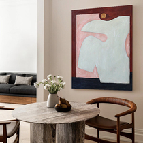 Jellypaint original hand-painted) post-modern living room pure hand-painted oil painting Study Office custom hanging painting