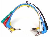 DIY new promotional elbow electric guitar effect cable 6 total 6 colors a set of accessories