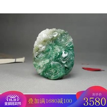 Natural boutique Nanyang old Jade yuan yang xi shui one hundred pendant dai zheng shu gifts