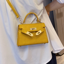 Small bag women 2020 new fashion womens bag handbag small fresh ins shoulder messenger bag Kelly bag