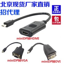 Active miniDP to VGA DVI HDMI multi-screen conversion cable Mini DP to DVI HDMI conversion cable