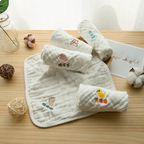 Soft and breathable baby baby 6-layer gauze saliva cloth pure cotton small square towel newborn wipe face wipe hands Childrens clothes