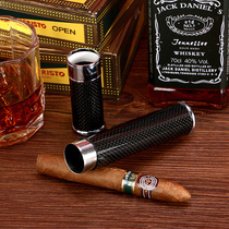 CIGARLOONG eggplant Dragon cigar tube sealed wet portable single hold moisturizing tube carbon fiber large diameter pipe