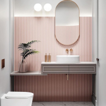 Fish love sugar Nordic semi-circular arc net red pressure tile guest restaurant kitchen background wall tile Bathroom long brick