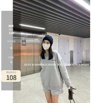 Xzz Opening Year Ultra Worth Walking Bend Sweatshirt Casual Fashion Suit Women Web Red Early Spring Ocean Gas Salt Department Wearing a Two-set