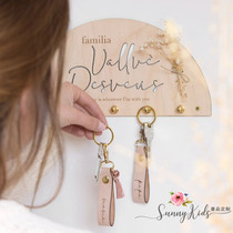 Nordic Tuyere entrance key storage custom door hook storage box Into the door wall shelf Jewelry pylons