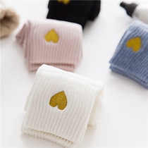 Socks womens autumn and winter socks ins tide Spring and Autumn long white cotton love socks children Korean Japanese
