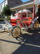 New Pumpkin Princess Carriage Wedding Carriage Travel Outdoor Exhibition Carriage Carriage Customized Sale