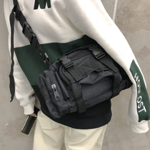 Earth Cool Functions Tactical Diagonal Satchel High Street Male Trend Large Capacity Riding Bag Ins Handbag Tooling Single Shoulder Bag