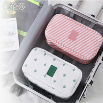 Travel underwear storage bag waterproof bra underwear storage bag Suitcase clothes finishing bag Washing portable sub-packaging