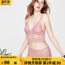Curious lady lace sexy underwear female rimless bra French bralette bra female summer inner thin section