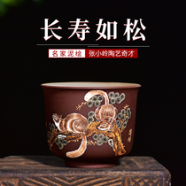 In the cup Qiankun famous Taoling tea cup Handmade personal cup Taoling hand-painted tea set Squirrel Kung Fu master Cup