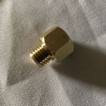 Iron Man high pressure air pump 30mpa pump pump accessories full copper hexagon screw inner wire 10x1 outer wire 12x1 5