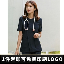 Hong Kong secret nurse clothing long-sleeved female substrate suit oral surgical clothes brush hand-made hospital doctor's work clothes