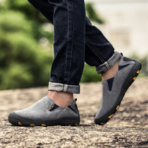 Lord Wolf Spirit Casual Hiking Shoes Men Outdoor Climbing Shoes Summer Genuine Leather Men Shoes Casual Shoes Men Sports Climbing Shoes