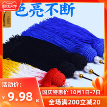 Big braid Taiji sword ear Jade Pei back cage silk short spike sword Ice Silk sword ear telescopic sword long spike encryption does not entangle