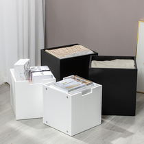 Wooden box storage box solid wood storage box combination dirty clothes removable clothes storage box wooden glove box wooden box