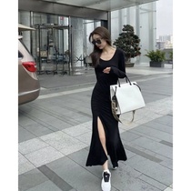 Shui Muchun Trade Store (counter) 2021 new female spring and autumn foreign style new long dress