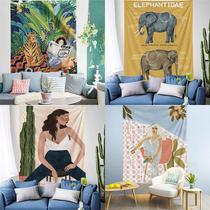 Wall Hanging Tapestry Printed For Home Throw Rug Blanket