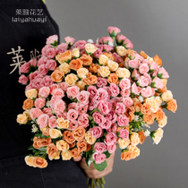 Simulation flower Rose set decoration flower silk flower fake flower fake bouquet table Nordic flower fake bouquet table