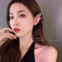 Elf ear earrings without ear piercing ear clip female 2022 new ear bone clip ear hanging niche unique earring jewelry
