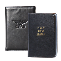 China Civil Aviation CAAC crew special license Chuck layer leather pilot passport protective cover holder
