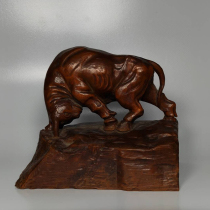 Boxwood seiko wood carving cow-ZT8720