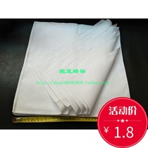 Tie-dyed batik square towel cotton white high-density handkerchief hand-painted graffiti extension dyeing embroidery printing and dyeing diy lock edge square towel