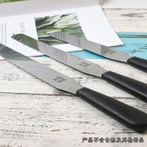 Mei cake spatula household scraper make birthday cake stainless steel 8 inch 10 inch 12 inch cream baking tool