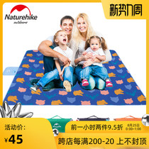  NH four seasons portable picnic mat Aluminum film flannel moisture-proof mat Baby crawling mat Picnic cloth lawn mat Outdoor