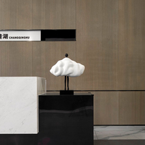 FRP abstract sculpture creative cloud figure Sales office service desk model room home living room decoration ornaments