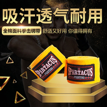 Spartacus cotton breathable sweat-absorbing boxing strap bandage handguard for men and women children Muay Thai fight Sanda
