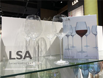 British LSA Aurelia series Domestic spot red wine glass Wine glass flat glass Cold water cup 4 sets