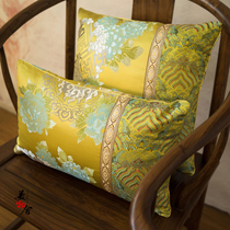 High End Red Wood Sofa Large Backrest Goose Yellow Classical Circle Chair Back Cushion Cover New Chinese Style Sofa Cushion to hold on pillows