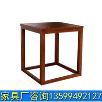 New Chinese corner beauty salon flower stand flower stand flower a few solid wood sofa side modern Zen model room corner